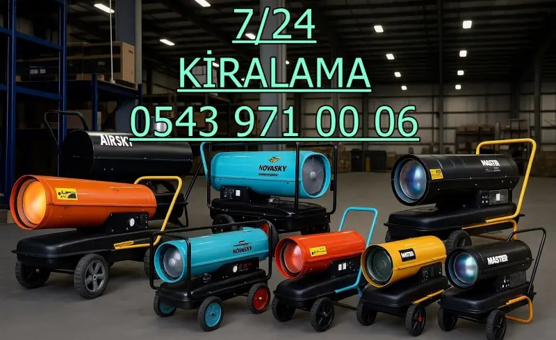 Kocaeli ve Bitlis ve Adana MAZOTLU ISIMAK ISITICI KİRALAMA